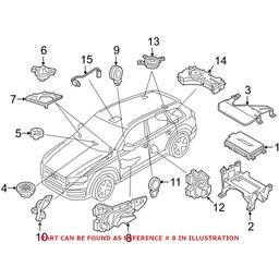 Audi Speaker - Front 4M0035415